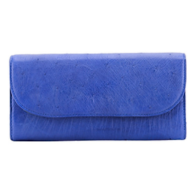 Ví nữ da đà điểu nhiều loại màu xanh HJ93402-11-20-47-53