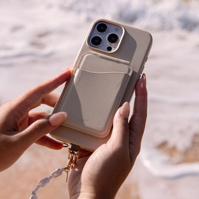 Ốp Lưng UNIQ COEHL MUSE Cho iPhone 16 Pro Max Da Thuần Chay Cao Cấp Sạc Không Dây MagClick Tặng Kèm Dây Đeo Hàng Chính Hãng