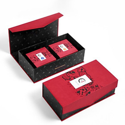 TRÀ VIỆT -Hộp Quà Tặng An Khang Giấy Gân Nổi Mỹ Thuật Cao Cấp