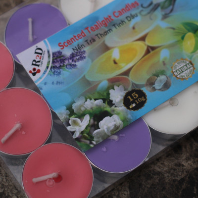 Nến Trà Thơm Tinh Dầu, Nến Trà, Nến Thơm, Nến Thơm Tinh Dầu, Chính Hãng Từ Shop R2D, Làm Từ Nguyên Liệu Tự Nhiên, Lành Tính.