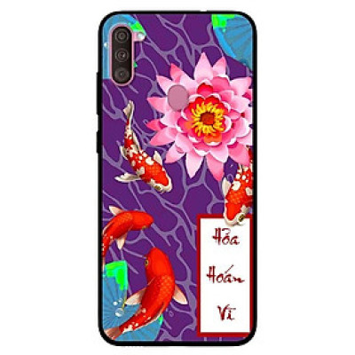 Ốp lưng dành cho Samsung A11 mẫu Cá Koi Hỏa