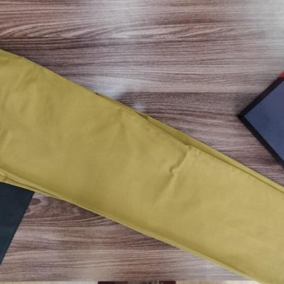 Quần kaki nam ALIGRO chất liệu kaki mềm mịn cao cấp dáng slimfit màu vàng ALGK019