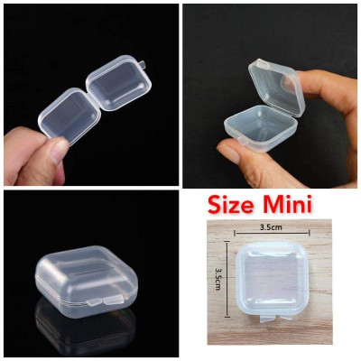 Set 3 Hộp Nhựa Trong Suốt, Để Đồ Nhỏ Tiện Dụng Trong Gia Đình, Đựng Đồ Dùng Cá Nhân, Đựng Thuốc, Sử Dụng Dễ Dàng. TakyHome 5030