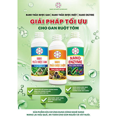 Combo Phòng Ngừa Bệnh Phân Trắng Nano Viẹtnam Tech Tăng Sức Đề Kháng, Gan Khỏe, Ruột Tốt