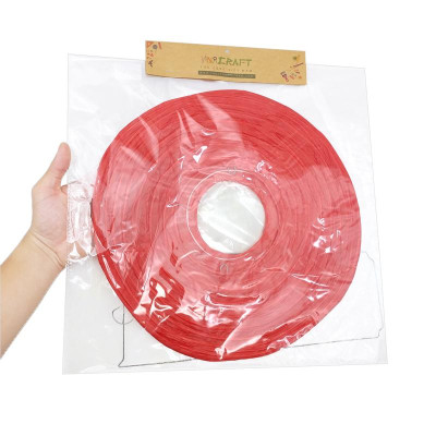 Lồng Đèn Giấy Trơn Tròn 35 Cm Vinacraft - Màu Đỏ