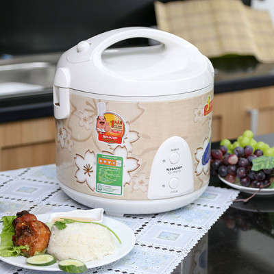 Nồi Cơm Điện Sharp KS-N191ETV SB - 1.8 Lít - Hàng chính hãng